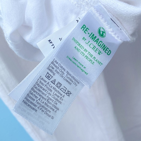 NWT J. Crew Denim Slim Boyfriend White Jeans -  Item Style AO671 Women's Size 25 - Picture 8 of 14